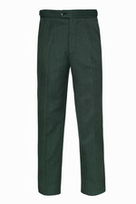 Green Pinstripe Trousers Morning Tailcoat Trouser Wool Stripe Pants Mens Men