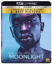 Moonlight New 4K UHD Blu-ray With Blu-Ray, 4K Mastering, Dolby, Subtitled, W