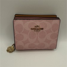 Coach Powder Pink Snap Wallet