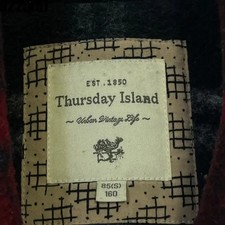 Thursday Island Checked Double Coat Size 85