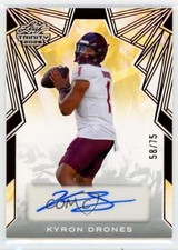 2025 Leaf Trinity Bronze /75 Kyron Drones #BA-KD1 Auto 4z8