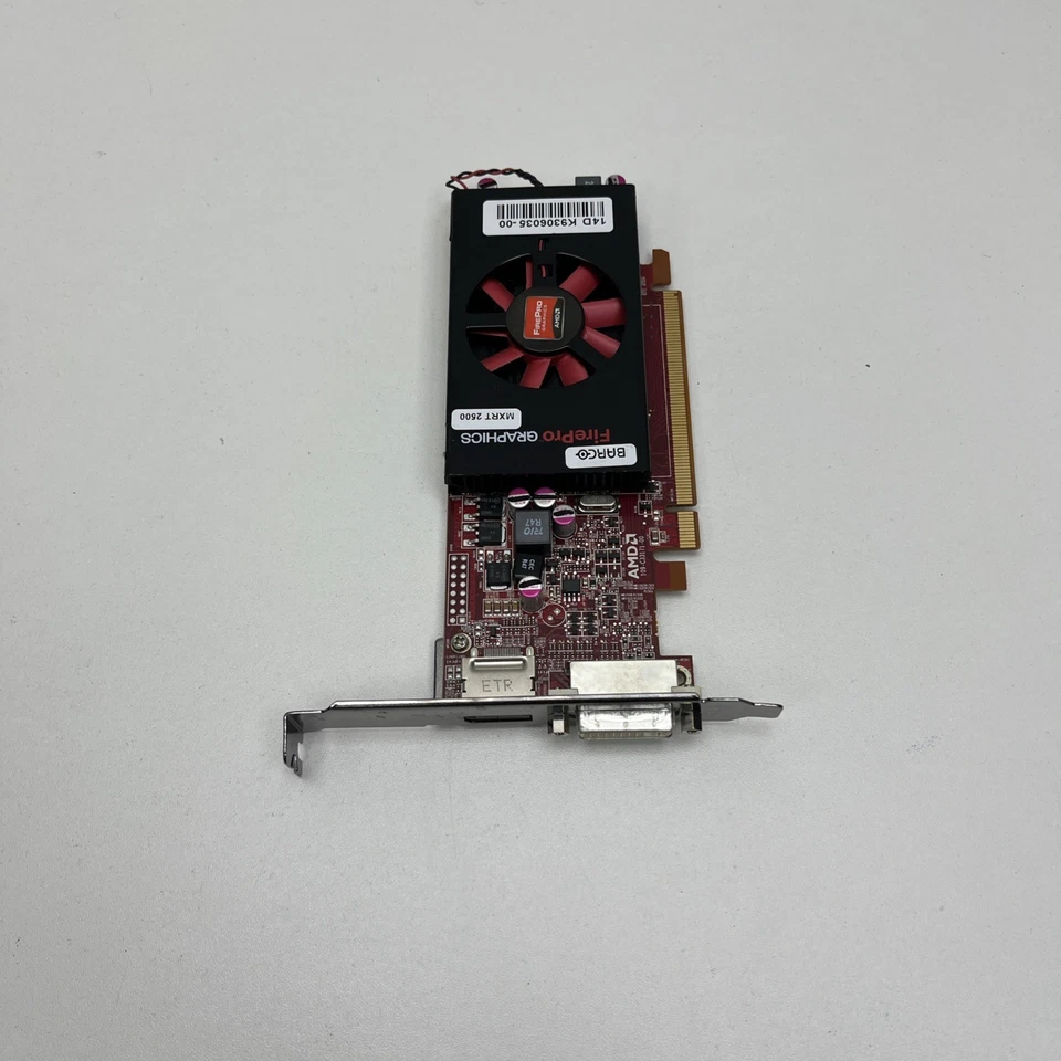 ATI FIREPRO MXRT 2500 1GB GDDR3 PCI-Ex16 128-bit Graphics Card DVI/DPort Ref:122 - Image 3 of 4