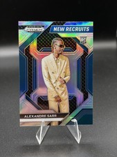 2024-25 Panini Prizm Draft Picks - New Recruits Alexandre Sarr #4 Silver...
