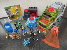 IMAGINEXT Jurassic World Lot Hauler, Cage, New Owen Blue, ATV 10 Figures