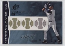 2008 SPx Winning Materials Baseball Die-Cut 23/99 Derek Jeter #WM-DJ HOF s5j