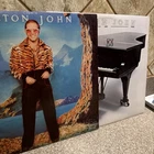 Elton John Lot Of 2 - “Caribou” & “Here And There” Vinyl Record LP VG++