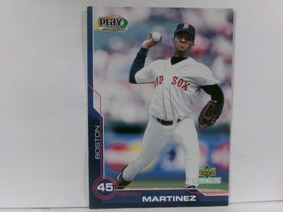 2001 Upper Deck BASEBALL CARD Collectibles Play Makers Pedro