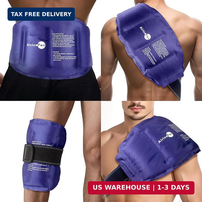 #ad AiricePac Large Ice Pack for Injuries Reusable Gel for Lower Back Cold Packs Wr $25.49