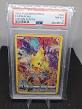 Pikachu (Secret) 160/159 SWSH: Crown Zenith Holo on eBay
