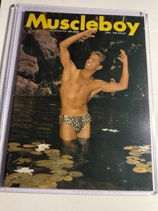 MUSCLEBOY- APRIL 1963 -VINTAGE PHYSIQUE PHOTOGRAPHY ART MAGAZINE GAY INTEREST