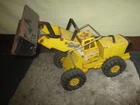 Mighty Tonka Articulating Front End Loader Vintage 1970s Pressed Steel
