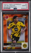 2020 TOPPS CHROME BUNDESLIGA #31 JUDE BELLINGHAM ROOKIE RC 17/25 PSA 10