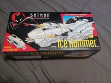 Kenner Batman Ice Hammer Vehicle Animated Series Transforms Missile Launching
