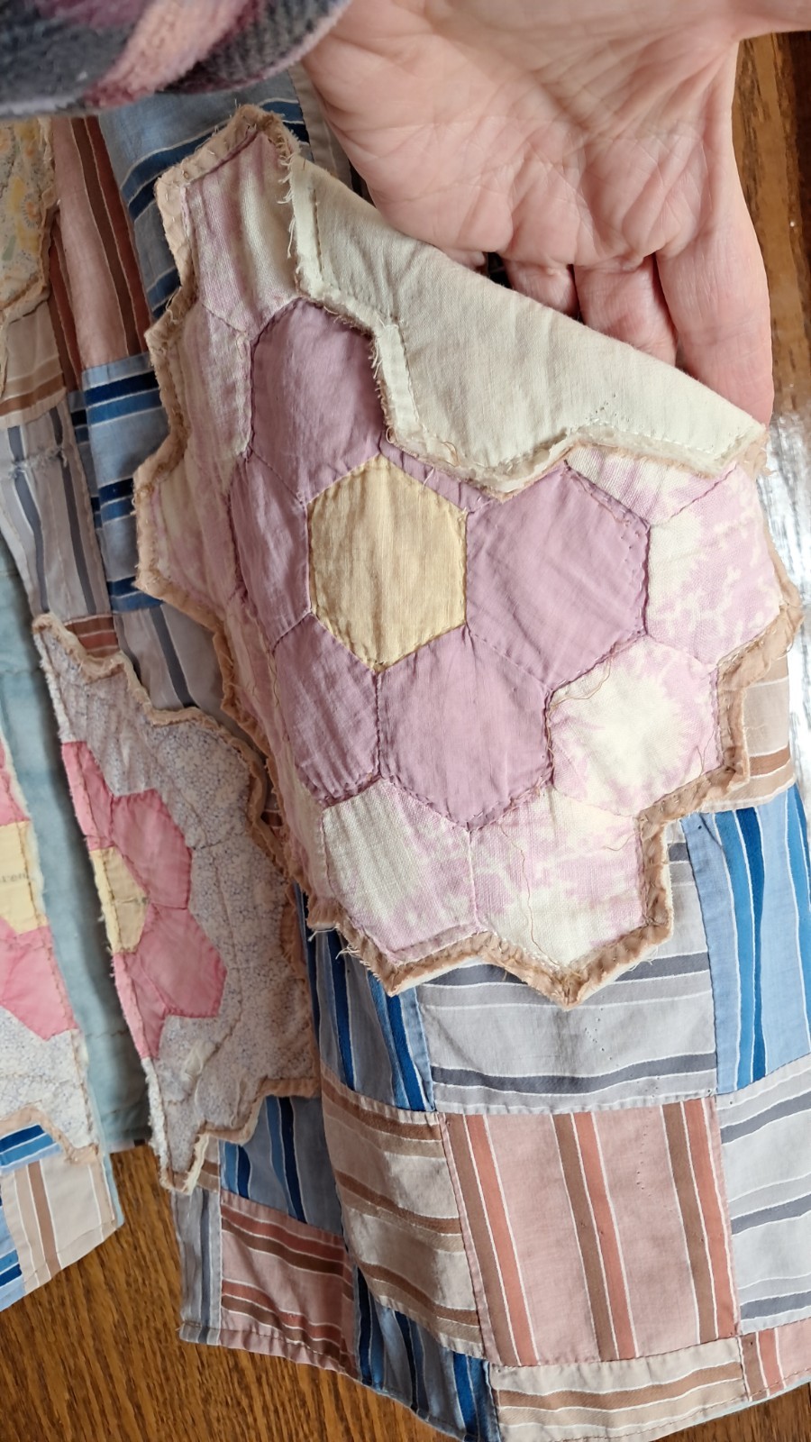 Handmade Upcycled Quilt Jacket Patchwork and Gran… - image 14