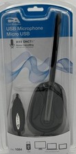 Cyber Acoustics CVL-1084 Micro USB Desktop Microphone New