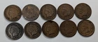 Indian Pennies 10 Different Date VG and VF