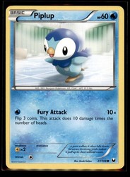 Piplup 27/108 Dark Explorers Common
