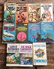 11 PHILIP JOSE FARMER BOOKS