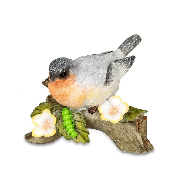 Vogel Auf Zweig Blaumeise Rotkehlchen Handbemalt Tiere Formano 794284 Dekofigur-image