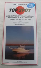 Top Spot N242 Waterproof GPS Map Offshore Cape Hatteras to Atlantic Beach