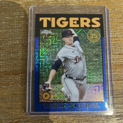 2021 Topps Chrome Blue Mojo Refractor Tarik Skubal Rookie #38/150 86TC-50