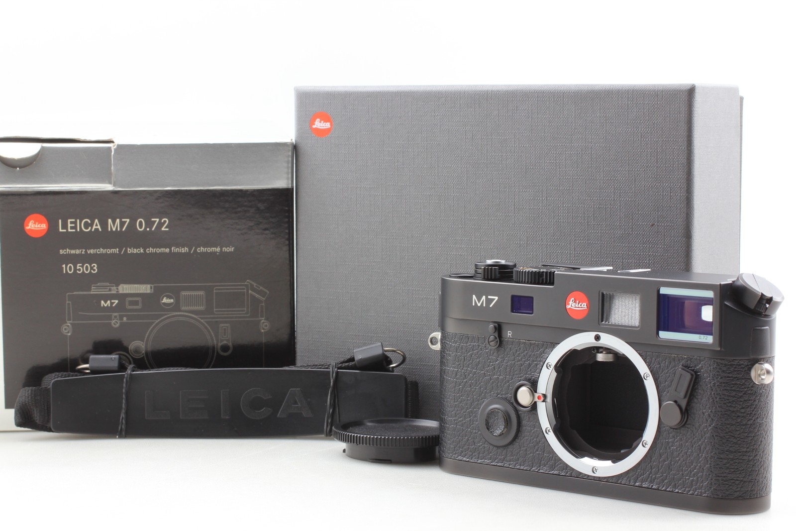 [Near MINT in BOX] Leica M7 0.72 Black Rangefinder 35mm Film Camera from JAPAN