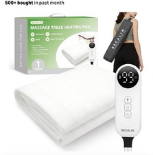 Massage Table Warmer Heating Pad Professional SPA Massage Bed Warmer with Tim