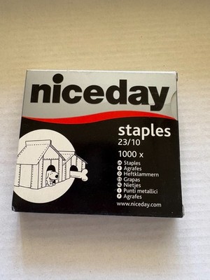 niceday Heftklammern Tackerklammern 23/10  1000 Stück