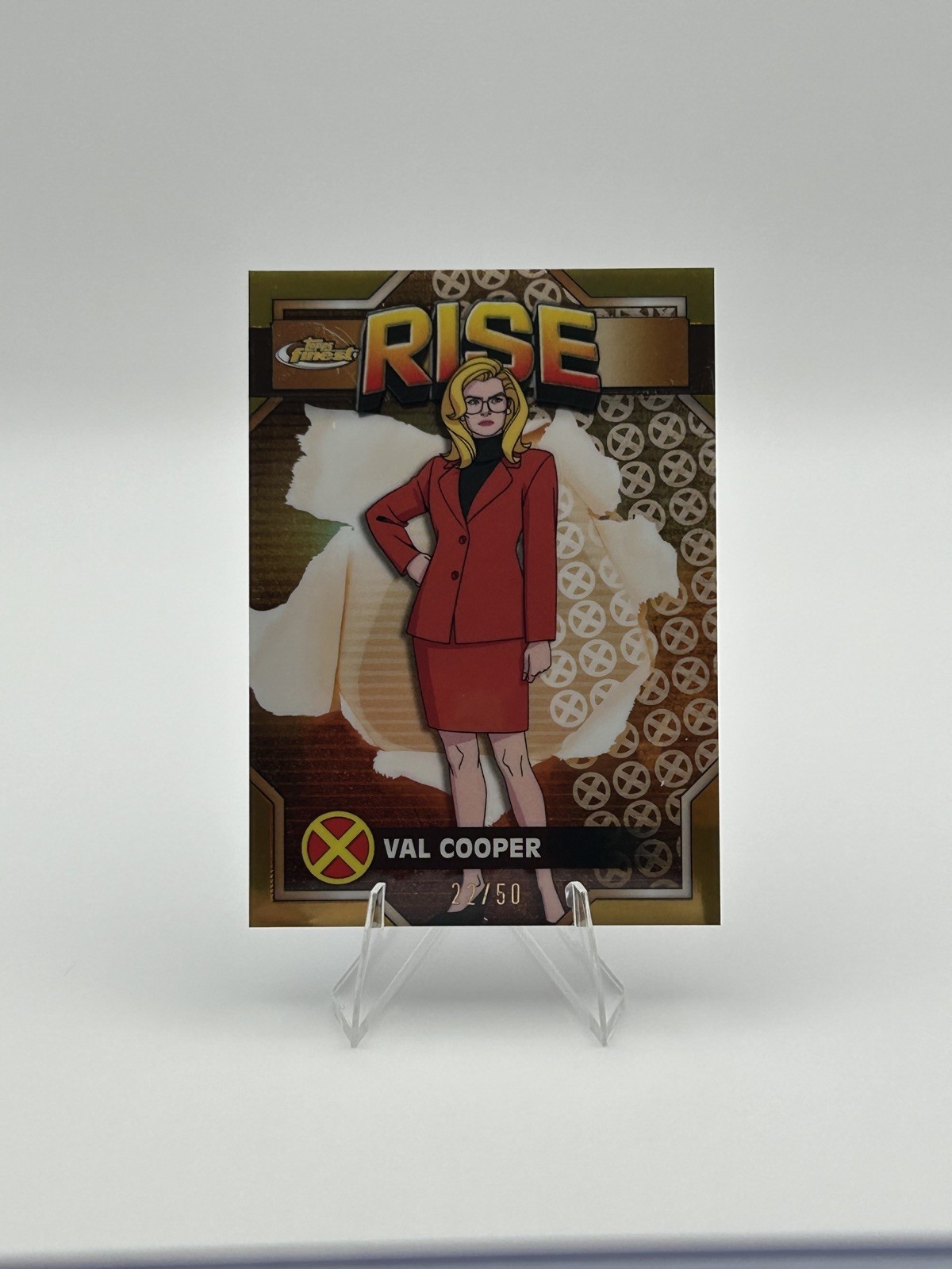 2025 Topps Finest Marvel X-Men '97 Val Cooper #31 Gold /50