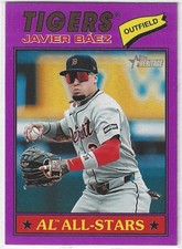 2026 Topps Heritage - LIGHT PURPLE Javier Baez #107