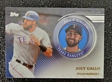 2020 Topps Baseball Commemorative Coin  Medallion Joey Gallo