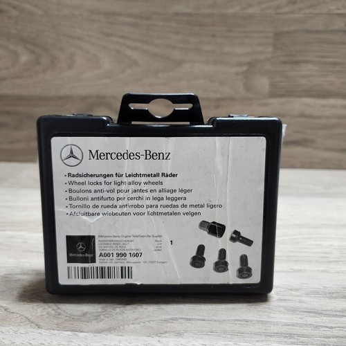 MERCEDES-BENZ  A001 990 1607 OEM WHEEL LOCK SET  BLACK SHORT A0019901607