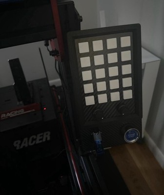 Box One Racing Button Box With Custom Enclosure