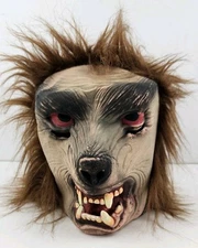 Vtg. The Paper Magic Group Werewolf Latex Rubber Mask Excellent Condition 