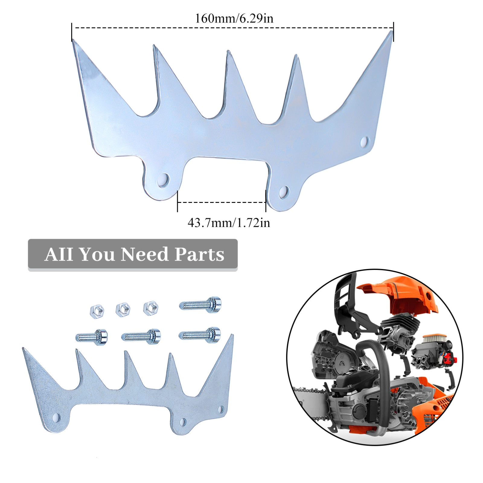 Felling Dog Spike For STIHL 024 026 028 029 034 038 039 044 046 066 MS240 MS260
