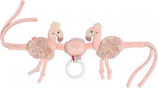 53146357/K88 FEHN Kinderwagenkette Lazy, Crazy & Pink, Kinderwagenkette Flamingo