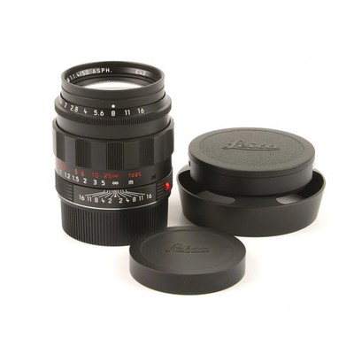 Summilux M50mm F1.4 Black Chrome + フィルター LEICA 50MM F1.4 SUMMILUX-M ASPH LIMITED EDITION BLACK CHROME + BOX