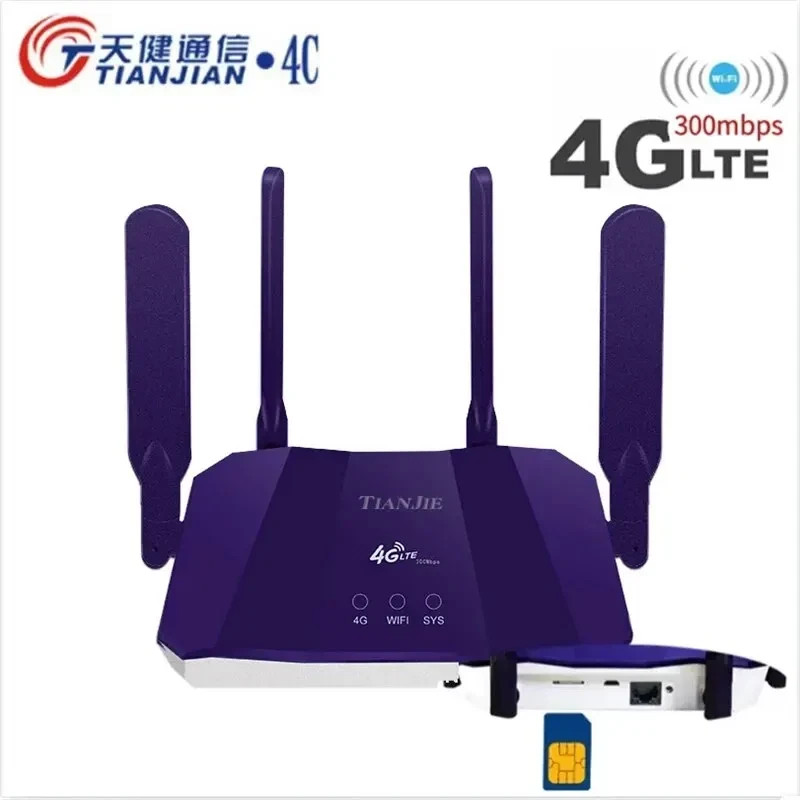 Modem TIANJIE 4G CPE per Videosorveglianza e Remotizzazione WiFi 6
