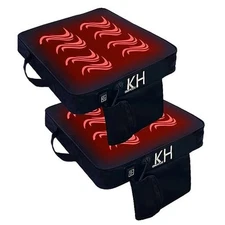 2 Pieces Bleacher Seat Cushions, Indoor&Outdoor Chair Cushions, Hot Cushions