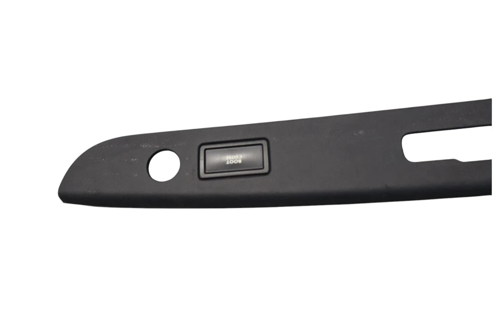 06-12 Bentley Continental Flying Spur Rear Trunk Lid Upper Trim Panel Black OEM
