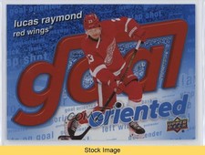 2025-26 Upper Deck Series 1 Goal Oriented Speckle Lucas Raymond #GO-9 READ 1s2n
