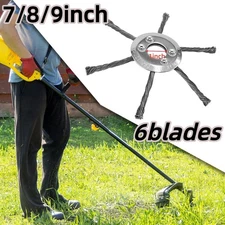 7/8/9inch Steel Wire Grass Trimmer Head Lawn Mower Brush Cutter Weed Eater