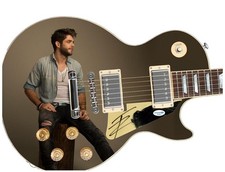 Thomas Rhett Signed 1/1 Custom Graphics Guitar ACOA