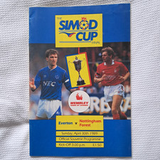 1989 SIMOD CUP FINAL - EVERTON V. NOTT'M FOREST - 30.4.89