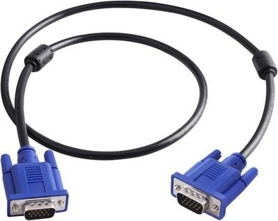 Pasow VGA to VGA Monitor Cable HD15 Male to Male for PC TV Projector 3 FT