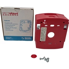 SpectrAlert Advance SBBSAPR System Sensor Wall Mount Surface Back Box Red