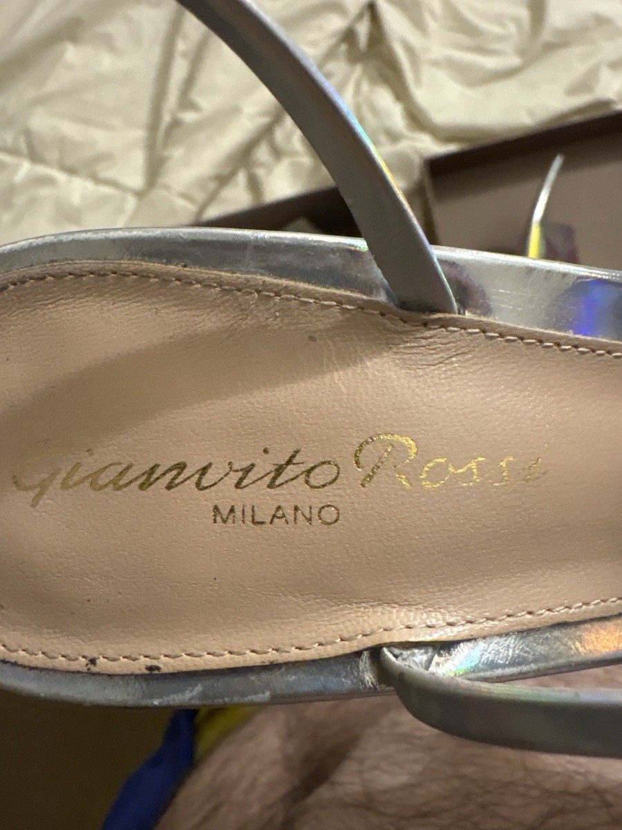 Gianvito Rossi Plexi Heels Size6.5 ,Normal Bottom wear - Pictures show! View 2