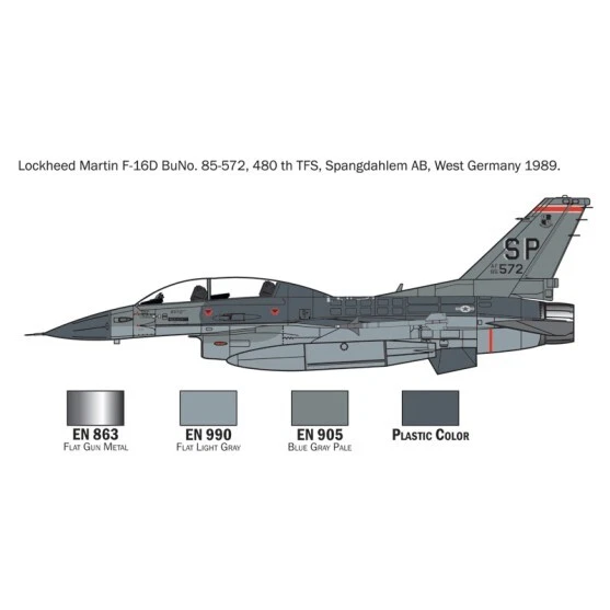 F-16 C/D Night Falcon - Complete Set For Modeling 1:72 - Immagine 4 di 4