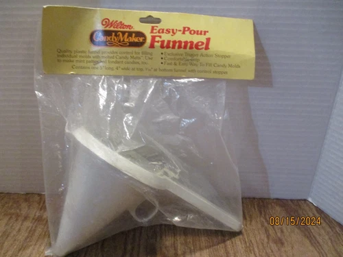 Wilton Candy Maker Easy Pour Funnel With Trigger-Action Stopper
