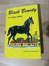 Black Beauty by Anna Sewell 1954 Doubleday Classics HC DJ Junior Deluxe edition